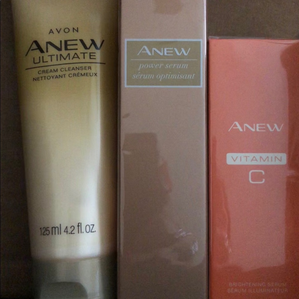 Anew Cream Cleanser+Power Serum+Brightening Serum